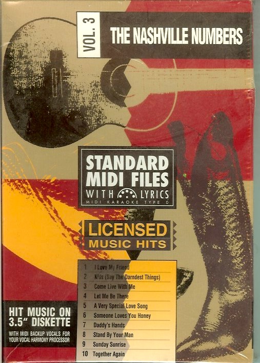 Tune 1000 Songs The Nashville Numbers Vol 3 3.5 Floppy Disk